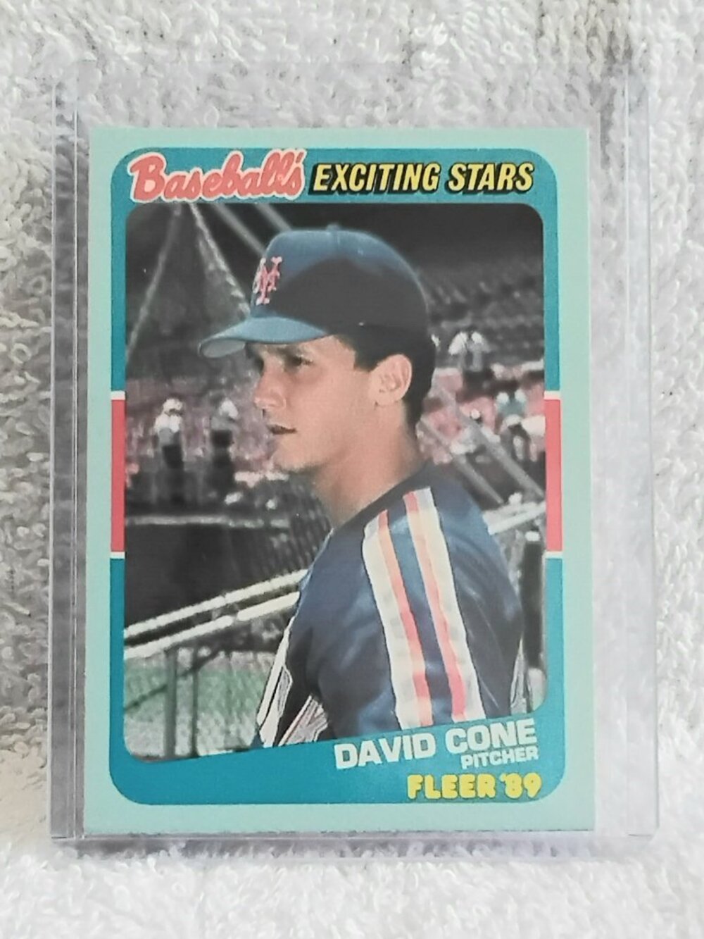 5/$20 Mint 1989 Fleer David Cone Baseball's Exciting Stars MLB Card 8!!